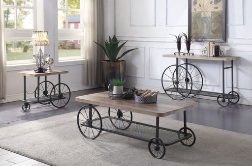 Francie Oak & Antique Gray Coffee Table - Tony’s Furniture Store & Linen (GA) - Multi Location