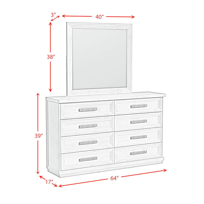 Avalanche Storage Bedroom Set in Antique White - Tony’s Furniture Store & Linen (GA) - Multi Location
