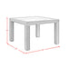 Elodie Counter Table with Glass in Charcoal - Tony’s Furniture Store & Linen (GA) - Multi Location