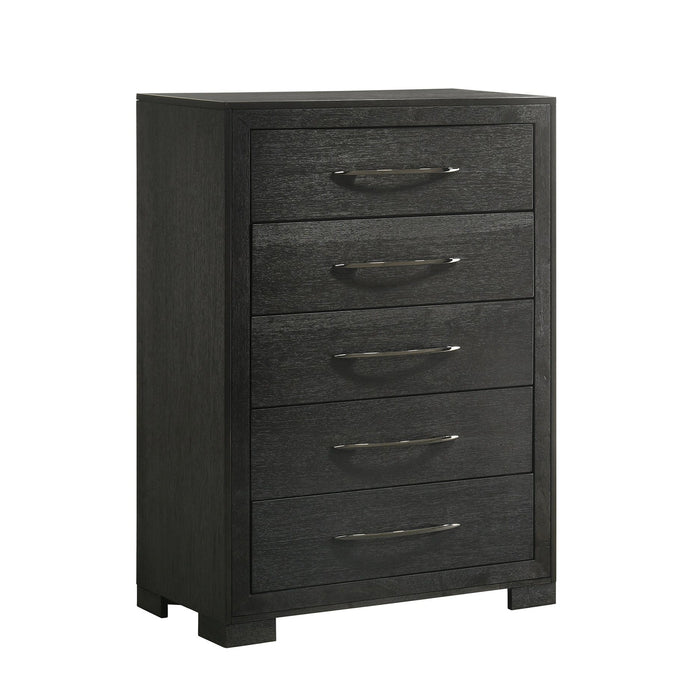 Allan Bedroom Set with 2 Nightstands in Black - Tony’s Furniture Store & Linen (GA) - Multi Location