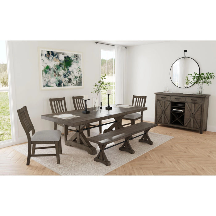 Yellowstone Dining Set in Medium Brown - Tony’s Furniture Store & Linen (GA) - Multi Location