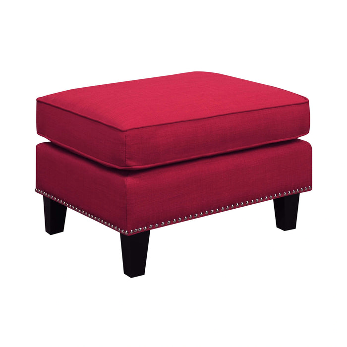Erica 497 Ottoman W/Chrome Nail (ISTA 3) - Tony’s Furniture Store & Linen (GA) - Multi Location