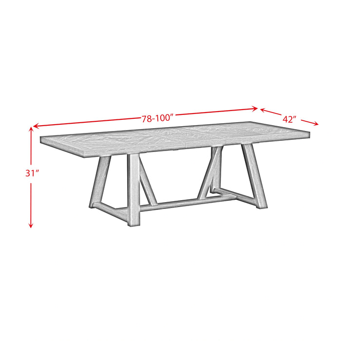 Transcend Table in Charcoal - Tony’s Furniture Store & Linen (GA) - Multi Location