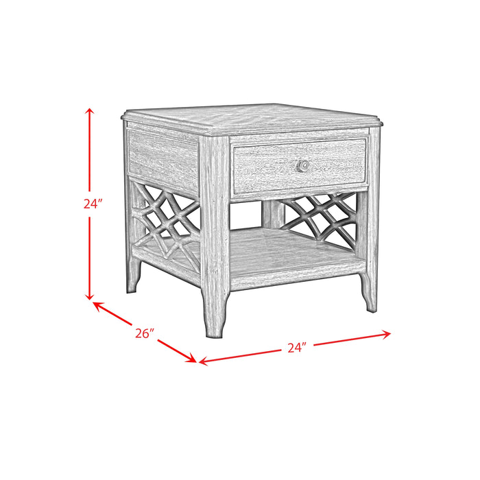 Phillipe End Table in Cherry