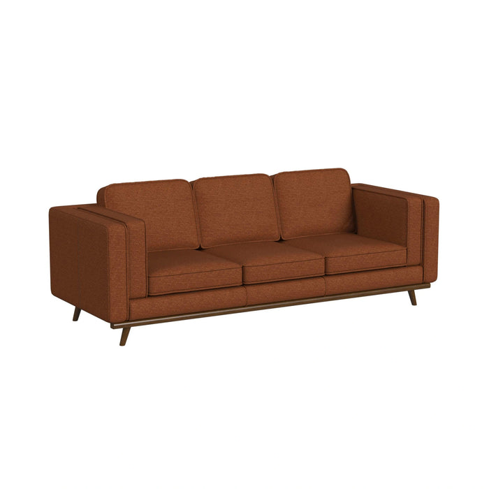 Venus Sofa with Cherry Finished Wooden Front - Tony’s Furniture Store & Linen (GA) - Multi Location