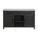 Axel Server in Light Grey and Espresso - Tony’s Furniture Store & Linen (GA) - Multi Location