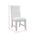 Axel Dining Chair with Light Grey Fabric in Espresso (2 Per Carton) - Tony’s Furniture Store & Linen (GA) - Multi Location