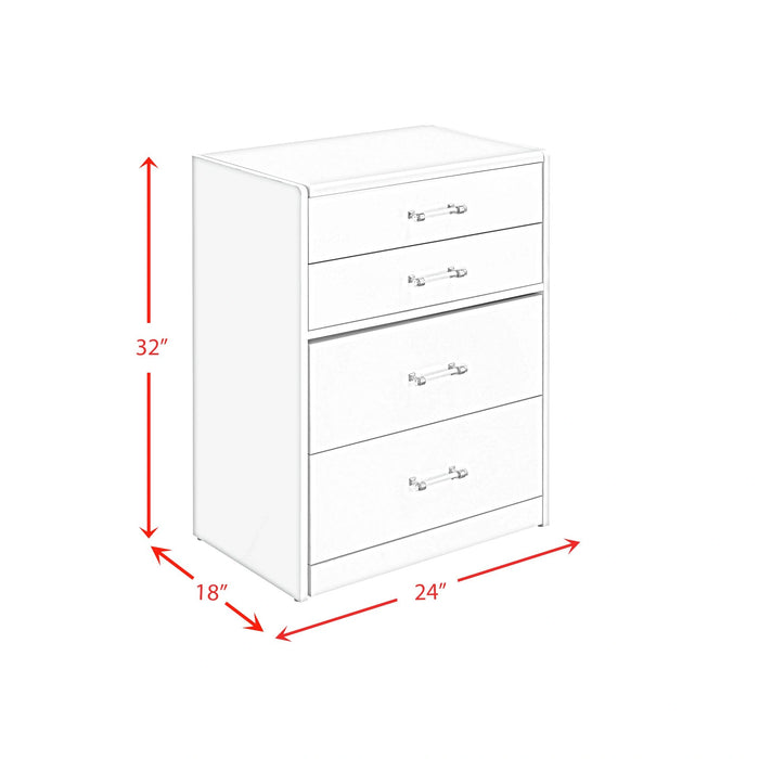 Irvine Mini Dressing Table with Stool, LED and USB in Glossy White - Tony’s Furniture Store & Linen (GA) - Multi Location