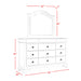 Cameron Cherry Dresser & Mirror Set - Tony’s Furniture Store & Linen (GA) - Multi Location