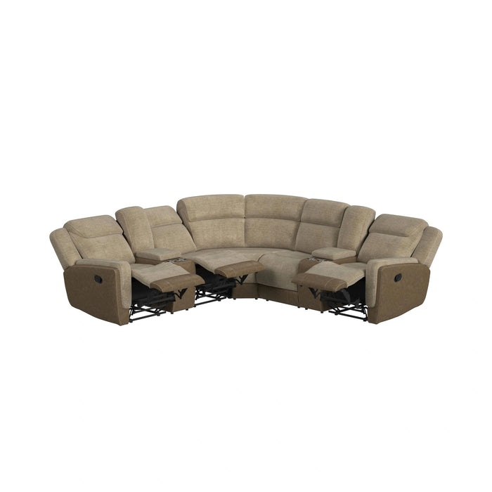 Hornet 3PC Sectional Set with Console and 2 Recliners - Tony’s Furniture Store & Linen (GA) - Multi Location