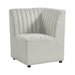 Jemma Upholstered Corner Chair in Beige Linen - Tony’s Furniture Store & Linen (GA) - Multi Location