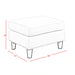 Erica 497 Ottoman W/Chrome Nail (ISTA 3) - Tony’s Furniture Store & Linen (GA) - Multi Location
