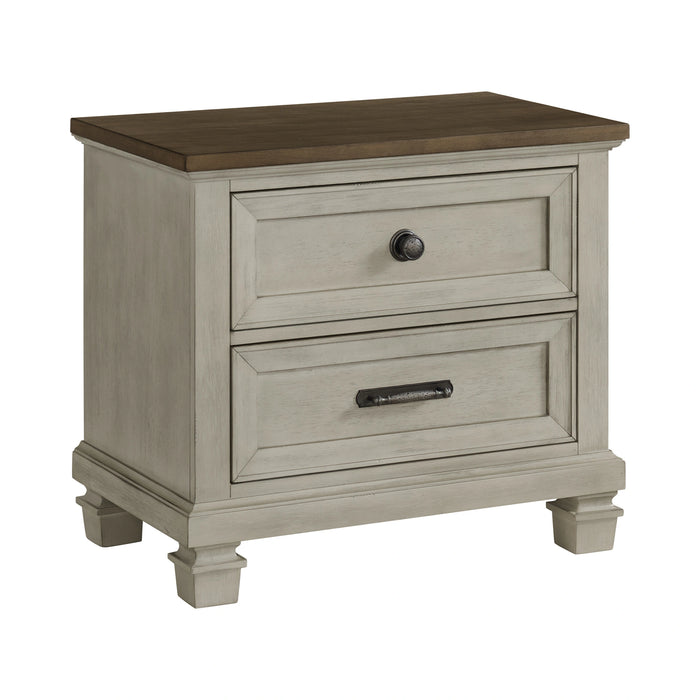 Farmington Bedroom Set in Medium Brown and Washed Stone - Tony’s Furniture Store & Linen (GA) - Multi Location