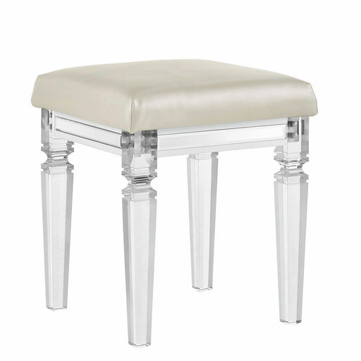 Twenty Nine Dressing Stool W/Acrylic Leg White - Tony’s Furniture Store & Linen (GA) - Multi Location