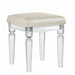 Twenty Nine Dressing Stool W/Acrylic Leg White - Tony’s Furniture Store & Linen (GA) - Multi Location