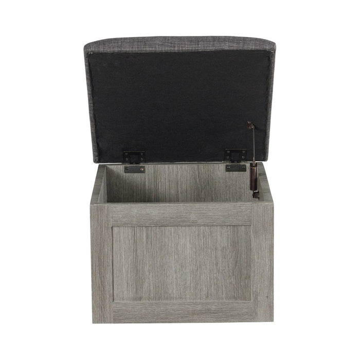 Uster Coffee Table W/Four storage Stools Grey - Tony’s Furniture Store & Linen (GA) - Multi Location