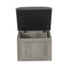 Uster Coffee Table W/Four storage Stools Grey - Tony’s Furniture Store & Linen (GA) - Multi Location