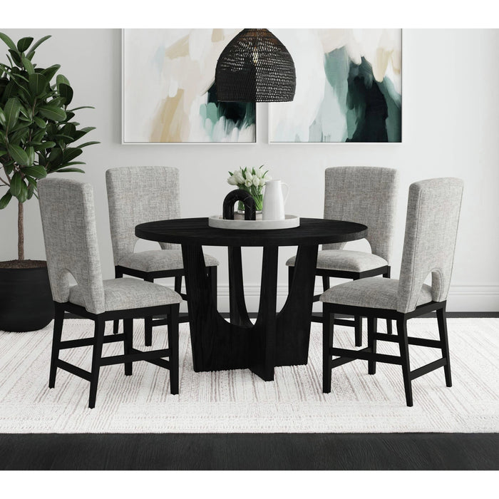 Oregon 5PC Dining Set in Black - Tony’s Furniture Store & Linen (GA) - Multi Location