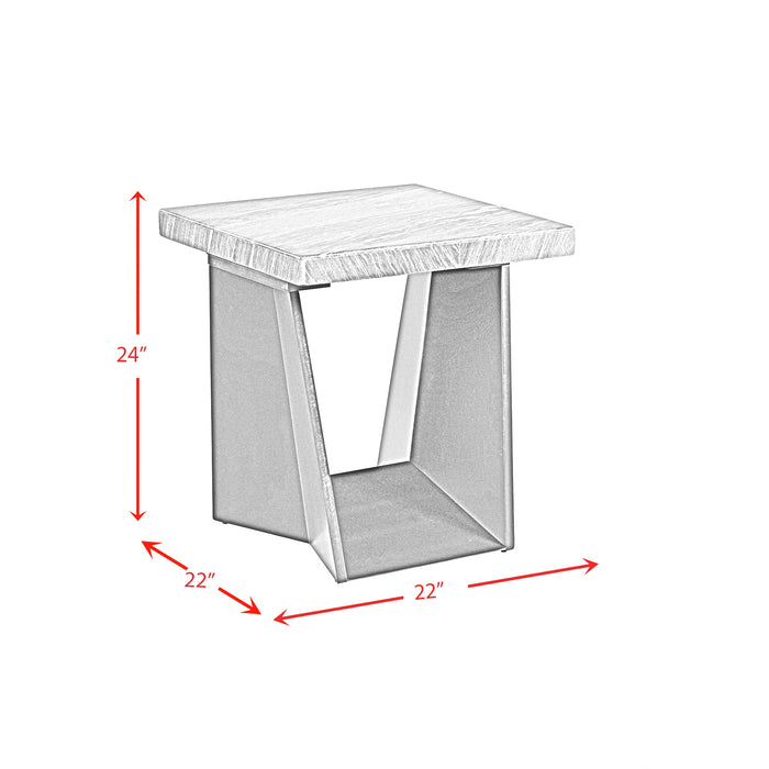 Beckley End Table Complete in Marble Top - Tony’s Furniture Store & Linen (GA) - Multi Location