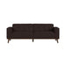 Destiny Sofa with Wood Front in Pebble Brown - Tony’s Furniture Store & Linen (GA) - Multi Location