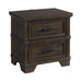 Colorado City 2-Drawer Nightstand with USB in Charcoal - Tony’s Furniture Store & Linen (GA) - Multi Location