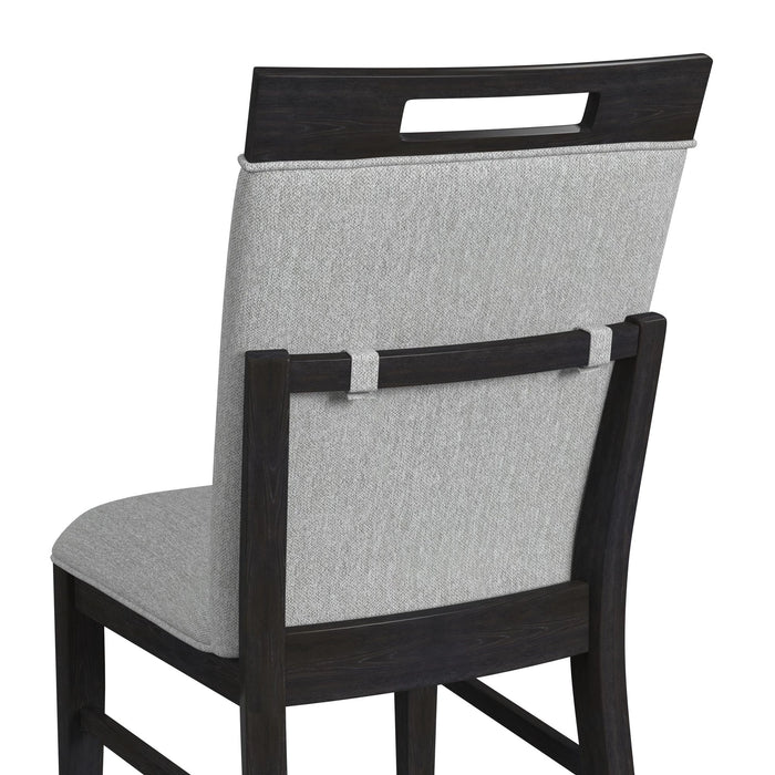 Transcend Side Chair with Light Grey Fabric in Charcoal (2 Per Carton) - Tony’s Furniture Store & Linen (GA) - Multi Location