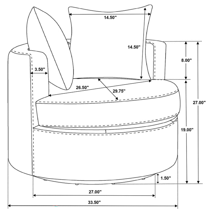 Debbie Accent Chair - Tony’s Furniture Store & Linen (GA) - Multi Location