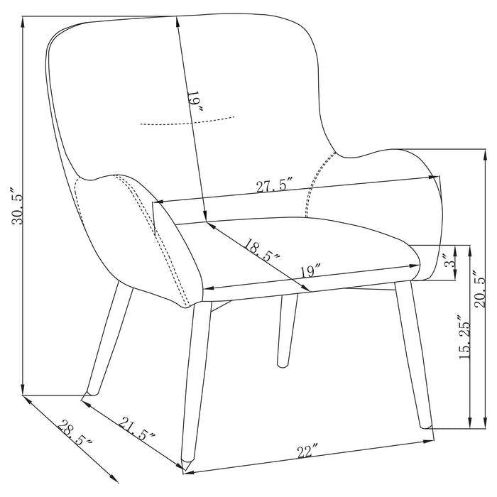 Calvin Accent Chair - Tony’s Furniture Store & Linen (GA) - Multi Location