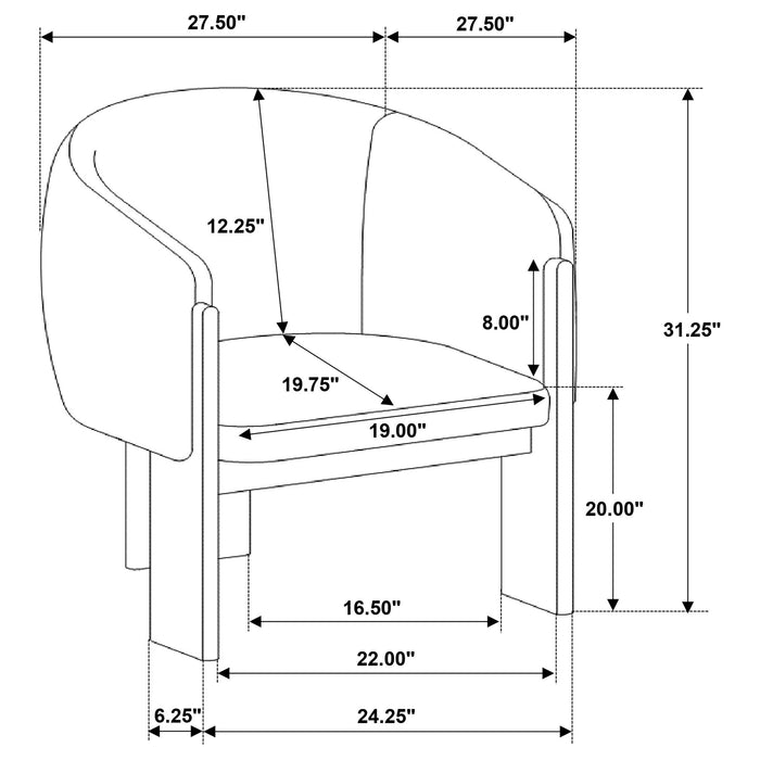 Valdez Accent Chair - Tony’s Furniture Store & Linen (GA) - Multi Location
