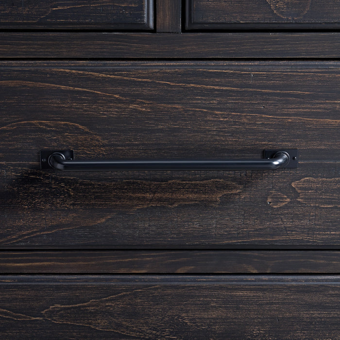 Montrose Dresser and Mirror Set in Espresso & Brown - Tony’s Furniture Store & Linen (GA) - Multi Location