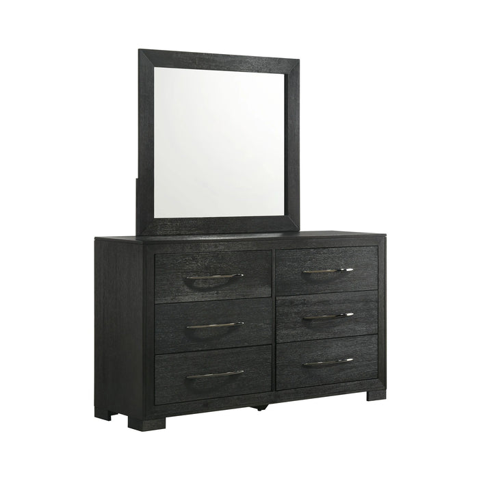 Allan Dresser & Mirror Set in Black - Tony’s Furniture Store & Linen (GA) - Multi Location