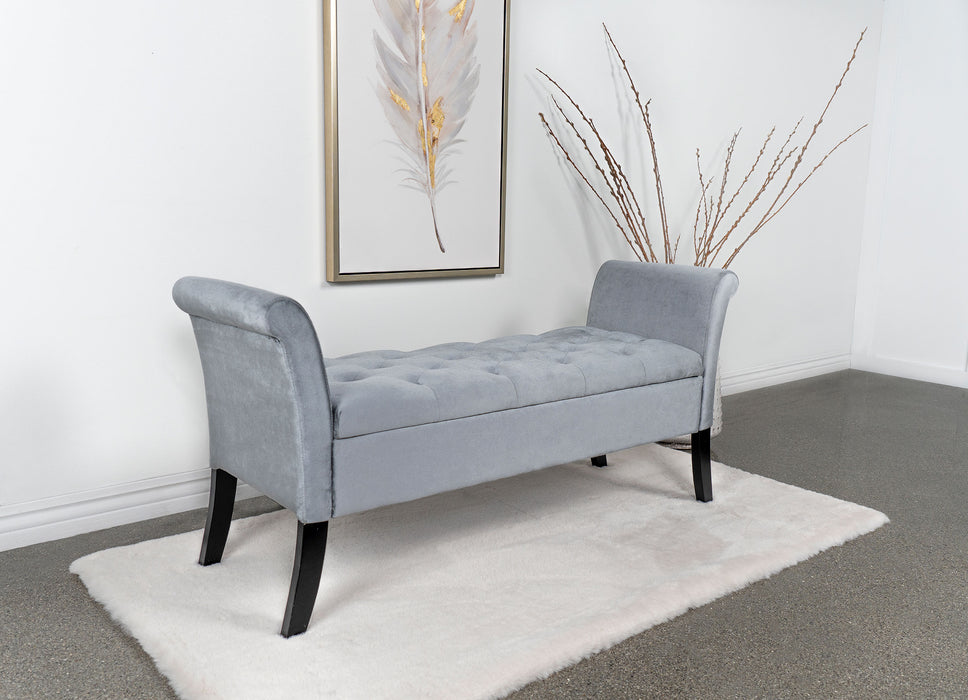 Farrah Upholstered Rolled Arms Storage Bench - Tony’s Furniture Store & Linen (GA) - Multi Location