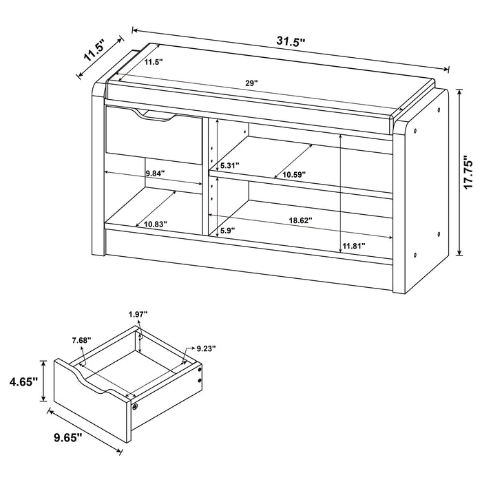 Arrington Shoe Cabinet - Tony’s Furniture Store & Linen (GA) - Multi Location