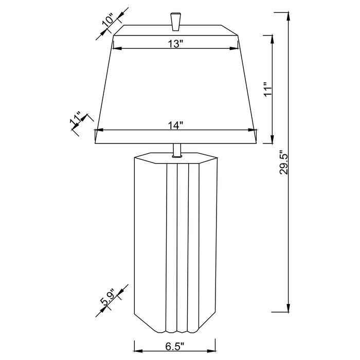Elena Table Lamp - Tony’s Furniture Store & Linen (GA) - Multi Location