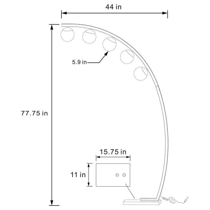 Cody Floor Lamp - Tony’s Furniture Store & Linen (GA) - Multi Location