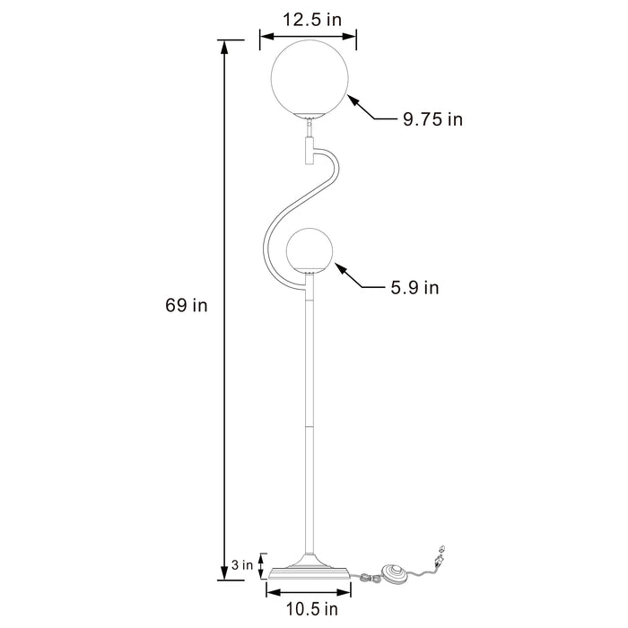 Dacki Floor Lamp - Tony’s Furniture Store & Linen (GA) - Multi Location