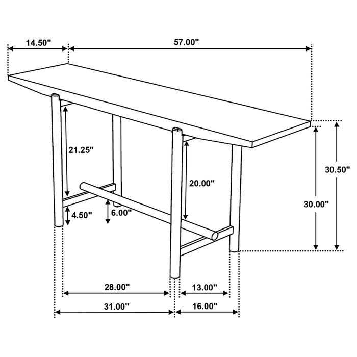 Darius Console Table - Tony’s Furniture Store & Linen (GA) - Multi Location