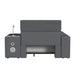 Valari Transformer Bed with Electronic Features in Grey PU - Tony’s Furniture Store & Linen (GA) - Multi Location