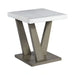 Greta Square End Table in grey - Tony’s Furniture Store & Linen (GA) - Multi Location