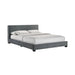 Brookhaven UPH Bed in Grey Velvet - Tony’s Furniture Store & Linen (GA) - Multi Location