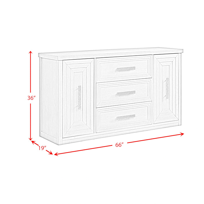 Avalanche Server in Antique White - Tony’s Furniture Store & Linen (GA) - Multi Location
