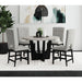 Oregon 5PC Dining Set in Black - Tony’s Furniture Store & Linen (GA) - Multi Location