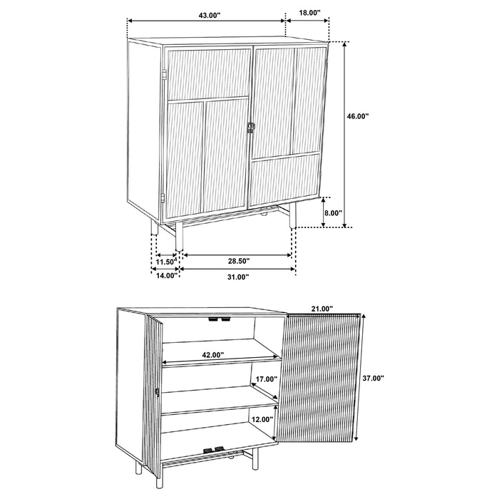 Dalia Accent Cabinet - Tony’s Furniture Store & Linen (GA) - Multi Location