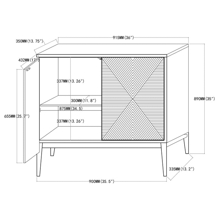 Gretchen Accent Cabinet - Tony’s Furniture Store & Linen (GA) - Multi Location
