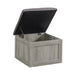 Uster Coffee Table W/Four storage Stools Grey - Tony’s Furniture Store & Linen (GA) - Multi Location