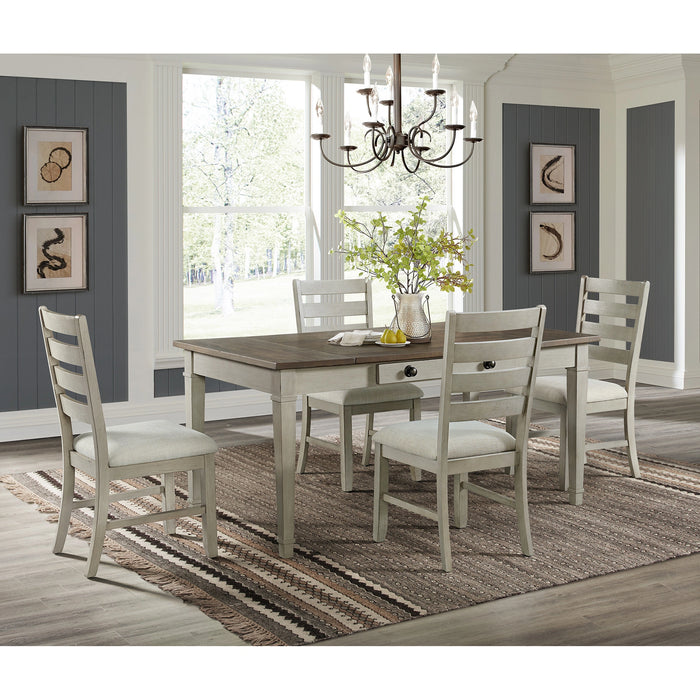 Farmington Dining Set in Medium Brown and Washed Stone - Tony’s Furniture Store & Linen (GA) - Multi Location