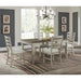 Farmington Dining Set in Medium Brown and Washed Stone - Tony’s Furniture Store & Linen (GA) - Multi Location