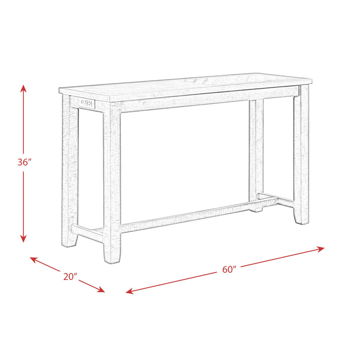 Jax Bar Table Single Pack (Table + Three Stools) in Cherry - Tony’s Furniture Store & Linen (GA) - Multi Location