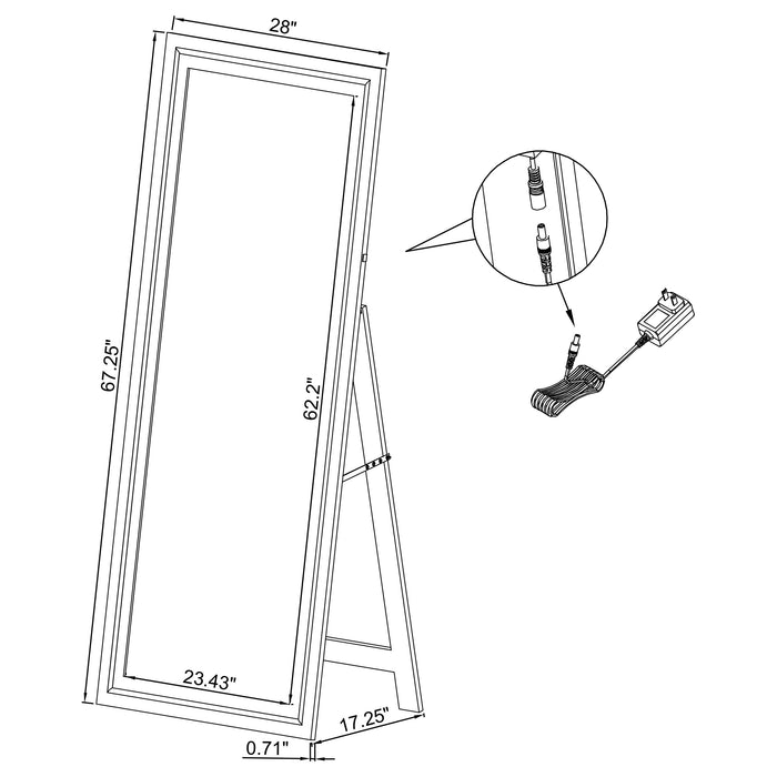 Windrose Standing Mirror - Tony’s Furniture Store & Linen (GA) - Multi Location