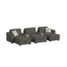 Options One 8PC Living Room Set in Palmer Plus Ash with Media Console - Tony’s Furniture Store & Linen (GA) - Multi Location
